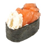 Суши Гункан с лососем и сл.сыром